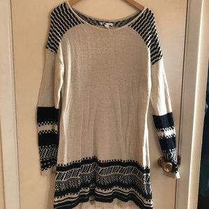 Volcom Black and White Sweater Dress